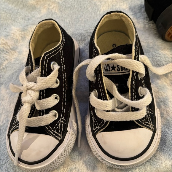 Converse Kids Black and White Sneakers - Picture 1 of 3